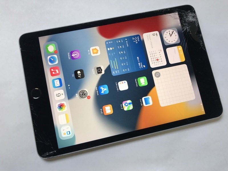 再GB589 SIMフリー iPad mini4 Wi-Fi+Cellular 16GB スペースグレー