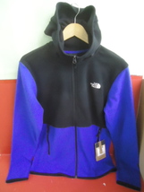 X4268-169♪【60】The North Face ザ・ノースフェイス TKA GLACIER FULL ZIP HOODIE Sサイズ NF0A4AJBEF1 ブルー タグ付き_画像1