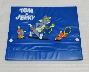 ☆非売品 トムとジェリー キリンKIRIN ジュース グッズ おまけTOM&GERRY テニス イラスト文房具ケース青色 アニメ アメリカ アニメーション