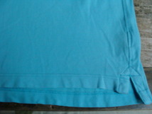 【汚れあり】Abercrombie & Fitch アバクロ 鹿の子 ポロシャツ 水色 (MUSCLE M)_画像8