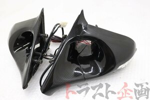 1100973113 希少 ガナドール カーボン調 エアロミラー ウインカー付き スカイライン GTS-tタイプＭ HCR32 後期 ２ドア トラスト企画 U