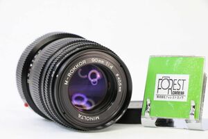 [ including in a package welcome ][ operation guarantee * inspection completed ] superior article #Minolta M-Rokkor 90mm F4 CLE# highly light cloudiness #J33