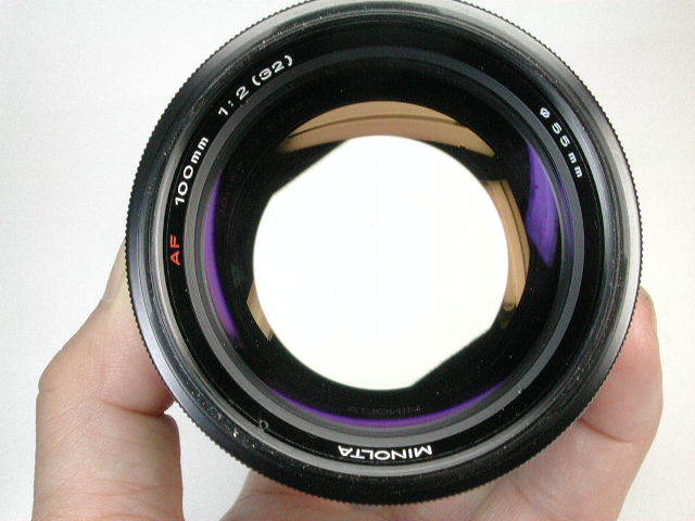 S朱1) ミノルタ MINOLTA AF 100mm F2 (( Sony α マウント 大口径