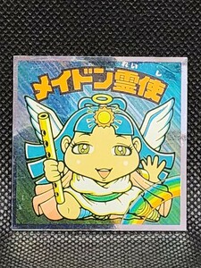 旧ビックリマン　第18弾・ヘッド　メイドン霊使　チョコ版　ロッテ　中古　当時物　シール　キラ　