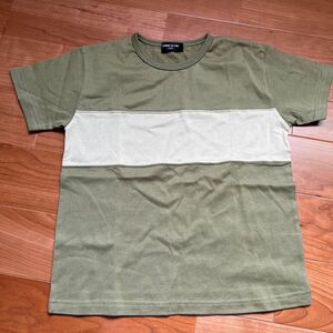 新品未使用　COMME CA ISMグリーンTシャツ　サイズ130