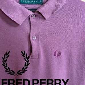 FRED PERRY/フレッドペリー 90s緑タグ ポロシャツ ワインレット
