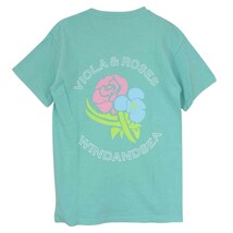 WIND AND SEA ウィンダンシー WDS-VR-01 VIOLA ROSES ローズ プリント Tシャツ グリーン系 S【中古】_画像1