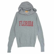 TMT ティーエムティー FLORIDA フロリダ 日本製 コットン プルオーバー パーカー グレー系 S【中古】_画像1