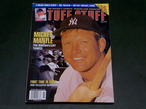 Tuff Stuff magazine November 1995 Mickey Mantle NBA NFL NPB NHL ヴィンテージ カード