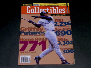Beckett Sports Collectibles and AUTOGRAPHS JULY 1999 Issue #99 Ken Griffey Jr ヴィンテージ カード