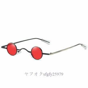 A478B☆新品女性のためのヴィンテージサングラス 小さな丸いスタイルサングラス ワイド ブリッジ パンク スチームパンク ユニーク