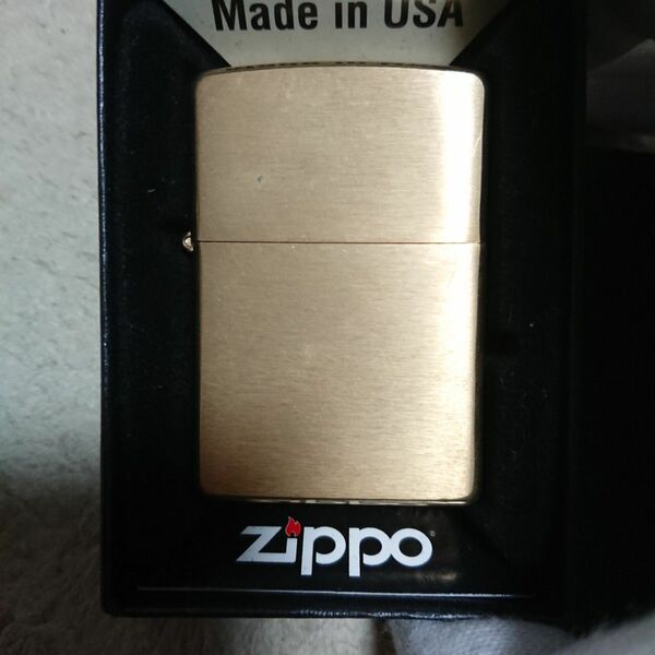 Zippo Solid Brass 2017 未使用品