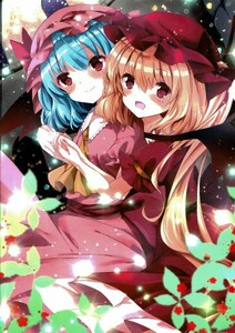 東方projectクリアファイル すなめりドリルクリアファイル　フラン＆レミリア(七瀬尚)　-悶KID-