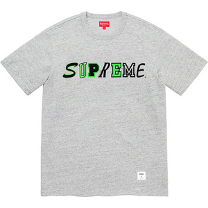 新品 20AW Supreme Collage Logo S/S Top Sサイズ コラージュ ロゴ 半袖 Tシャツ Heather Grey グレー