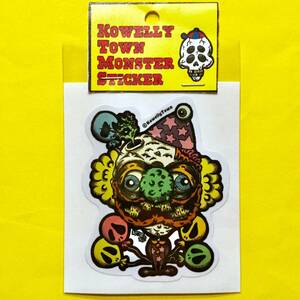 KOWELLY TOWN コウェリータウン ステッカー No.12 ピエロ クラウン monster モンスター デカール ロウブロウ ホットロッド HOT ROD