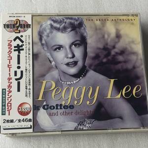 中古CD Peggy Lee/Black Coffee and other delights THE DECCA ANTHOLOGY (1994年 MVCM-32007～8) 米国産,ジャズ系