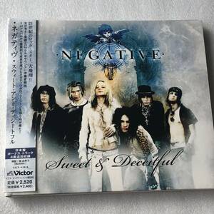 中古CD Negative ネガティヴ/Sweet & Deceitful 2nd(2004年 VICP-62818) フィンランド産HR/HM,ハードロック系