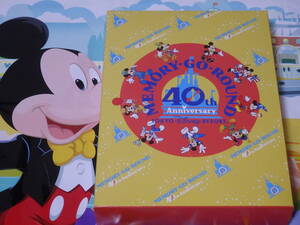 即決☆新品☆限定 東京ディズニーランド 40周年記念 MEMORY-GO-ROUND メモリーゴーラウンド 巾着 きんちゃく 全６種類 2023♪TDR TDL TDS