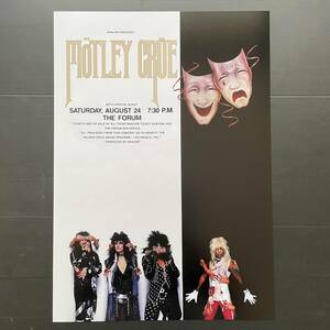 ポスター★モトリー・クルー Motley Crue 1985 カリフォルニア コンサート★Home Sweet Home/LAメタル/グラムメタル/ヘアメタル