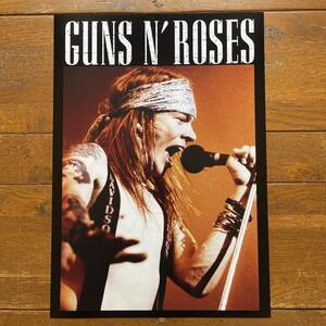  poster * accelerator * rose (Guns N' Roses)*W. Axl Rose/ gun z* and * low zez/GN'R/ Hollywood * rose 