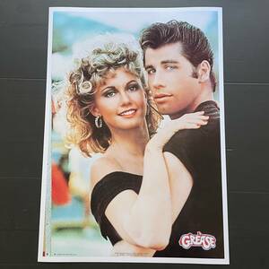 ポスター『グリース』（Grease）プロモポスター#1★オリビア・ニュートン＝ジョン/ジョン・トラボルタ