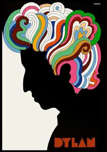  постер * Bob *ti Ran [Bob Dylan's Greatest Hits]( Mill тонн * серый The -)1966*MILTON GLASER