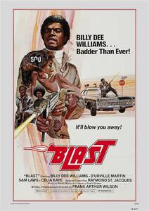 ポスター『BLAST』70sＢ級ムービー復刻レアポスター★ブラックスプロイテーション/ヒステリックグラマー/Super Fly