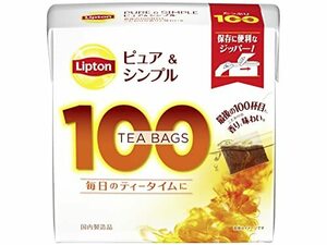 リプトン紅茶 ピュア&シンプルティーバッグ 100袋×3個