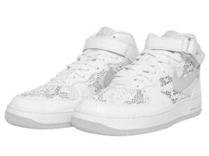 【新品・未使用】NIKE AIR FORCE 1 MID PREMIUM WHITE SNAKE (エア フォース１ミッド プレミアム ホワイトスネーク) スニーカー310277-101