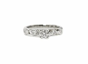  Chaumet Pt950toru Sard ring diamond approximately 0.20ct #8 platinum box attaching 