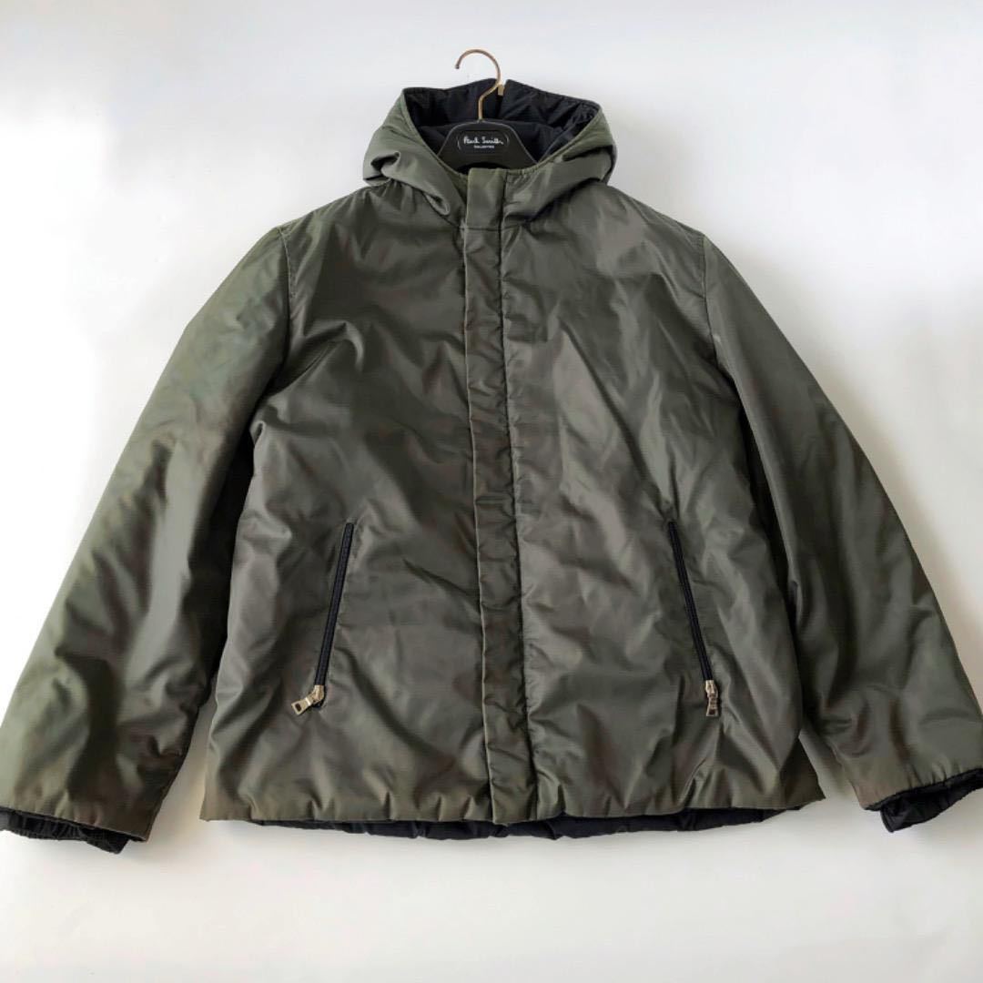08ss PRADA プラダ ミリタリージャケット M-65 ナイロン 中綿 カーキ