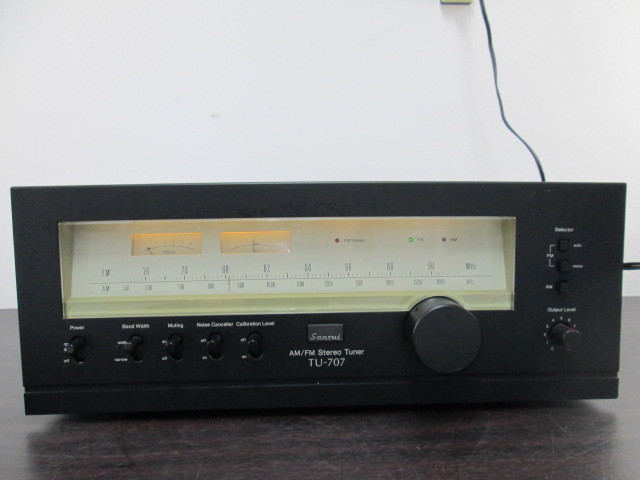 SANSUI サンズイ 山水 FM/AMチューナー TU-707 通電確認済 0.3/5【23