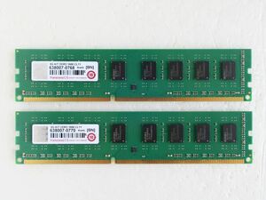 Transcend DDR3 SDRAM(PC3-10600U)DDR3-1333/4GB×2枚=8GB　☆37