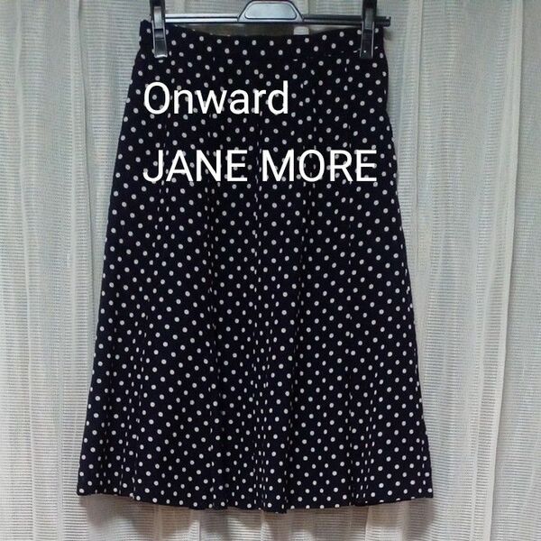 オンワード JANE MORE ドット柄スカート