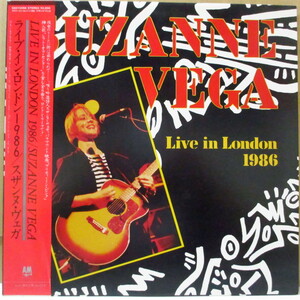 SUZANNE VEGA-Live In London 1986 (Japan オリジナル LP+帯,インサート)