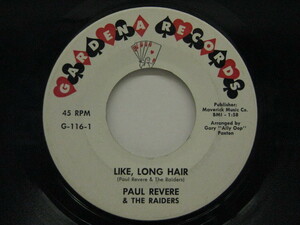 PAUL REVERE & THE RAIDERS-Like, Long Hair / Sharon (US Orig.