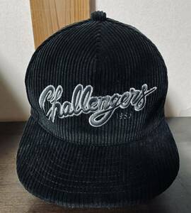 CHALLENGER CAP チャレンジャー　キャップ　コーデュロイ　ブラック　黒　ベースボール　キャップ