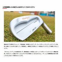 限定CUSTOアイアン　MASDA GOLF　『 JM-H2アイアン 』 PVDブラック　5～P　6本　新品_画像5