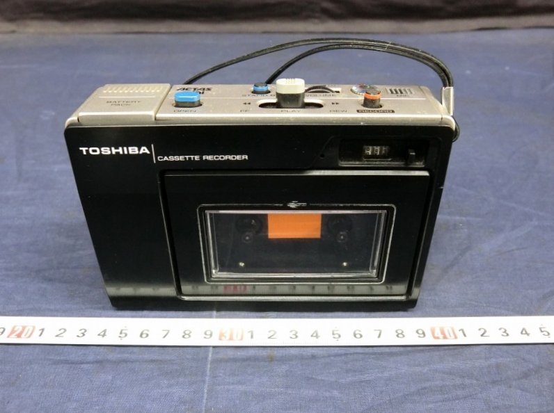 ヤフオク! -「昭和レトロ(toshiba」(カセットプレーヤー) (ポータブル