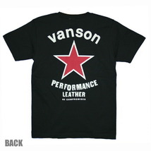 VANSON / バンソン 半袖Ｔシャツ VSS-10「RED STAR」サイズXXL ブラック 別注 レッドスター_画像2