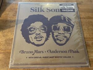 SILK SONIC AN EVENING WITH LP ORIGINAL PRESS!! LIMITED EDITION BONUS TRACK!!「LOVE'S TRAIN」収録