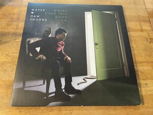 MAYER HAWTHORNE WHERE DOES THIS DOOR GO LP EU ORIGINAL PRESS!! GOLD VINYL!!