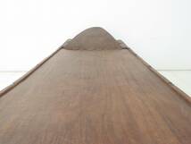 アフリカ セヌフォ族 手彫り ベッド 大型 幅 約2710mm プリミティブ テーブル アンティーク 天然木 無垢■お引き取り限定■_画像5