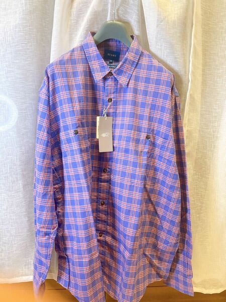 【新品】beams チェックシャツ　メンズ　M