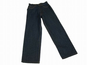 美品*TRUSSARDI JEANS トラサルディ*インディゴブルー*レディース*ストレートデニムパンツ*ジーンズ*36*S相当*春夏秋冬