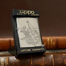 【 特別出品 】1円スタート 新品未使用 美麗品1995年 MarlboroAdventureTeam Zippo マールボロジッポー リザードロックコンパス_画像10