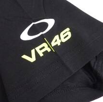 VR46 モンスターエナジー MONSTER ENERGY ビッグ46デザイン イタリアンフラッグ 半袖 Tシャツ （ブラック） (XXL) [並行輸入品]_画像6