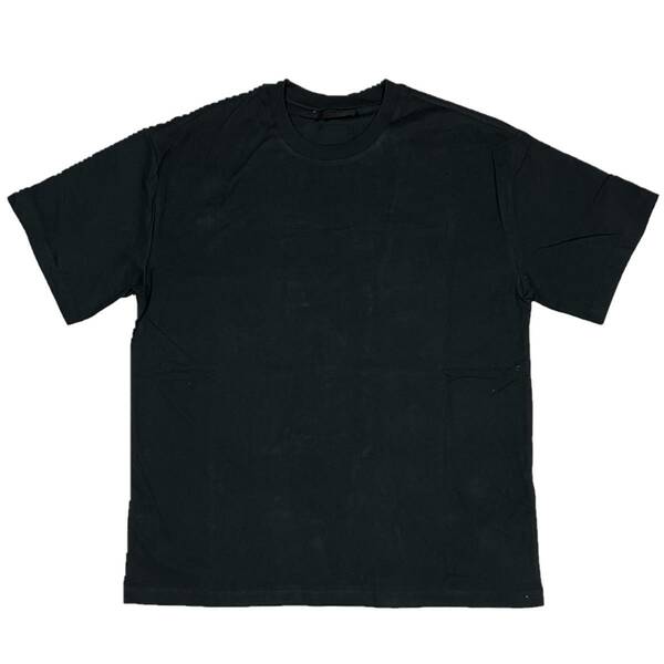 [並行輸入品] FEAR OF GOD FOG ESSETIALS エッセンシャルズ 7ロゴ 半袖 Tシャツ (ブラック) (M)