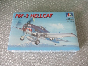 プラモデル イタレリ ITALERI 1/72 F6F-3 ヘルキャット F6F-3 HELLCAT 未開封 未組み立て 昔のプラモ 海外のプラモ