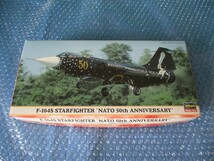 プラモデル ハセガワ Hasegawa 1/72 F-104S スターファイター NATO 50周年記念 未組み立て 昔のプラモ_画像1